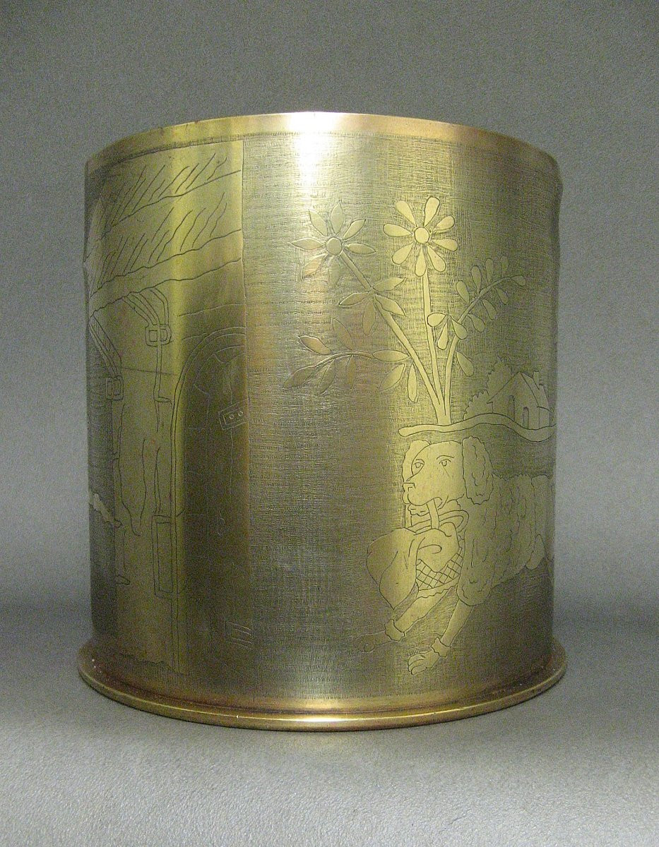 Souvenir De La Grande Guerre De 14/18. Trench Art.-photo-4