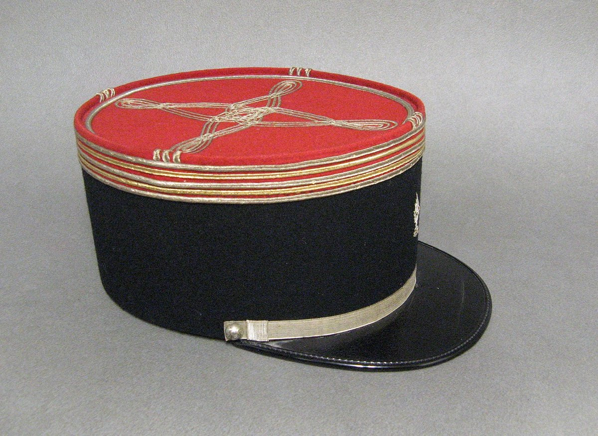 Cap Of Lieutenant Colonel Of Infantry Mle 1931. Third Republic.-photo-2