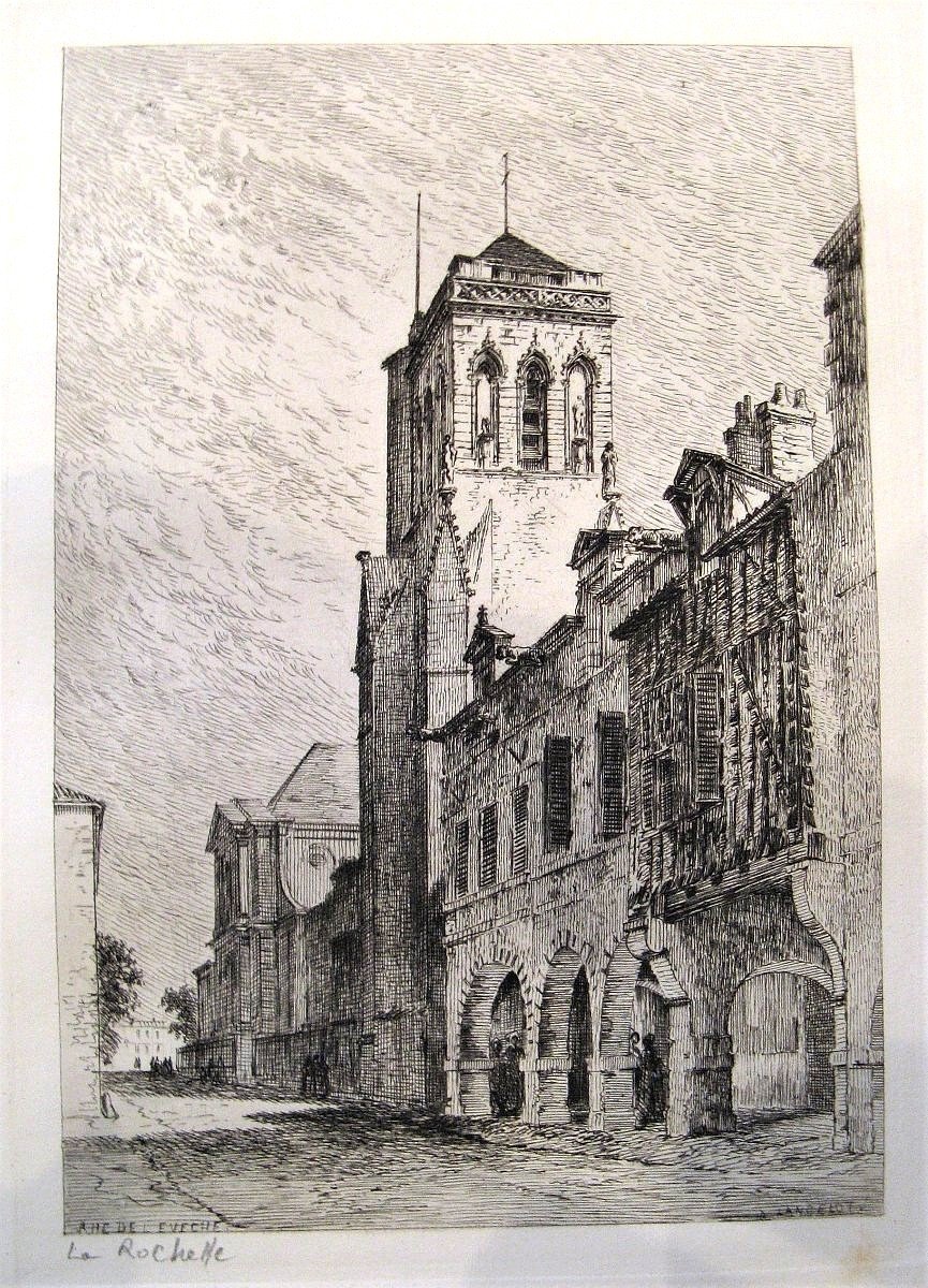 Collection Of Twenty Five Nineteenth Lithographs, From La Rochelle And About. By Dieudonné Lancelot.-photo-5