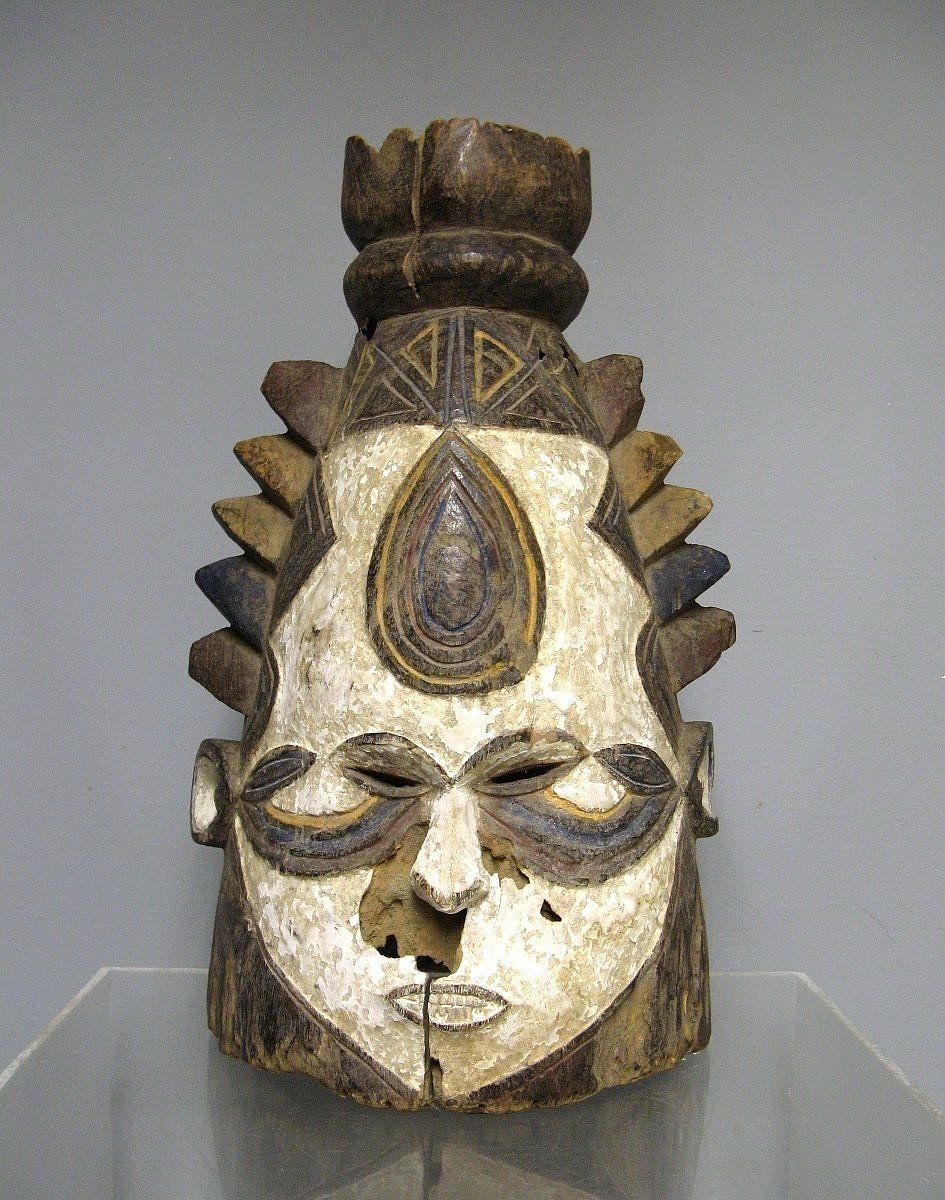 Conical Crest Mask - Igbo / Ibo - Nigeria-photo-4