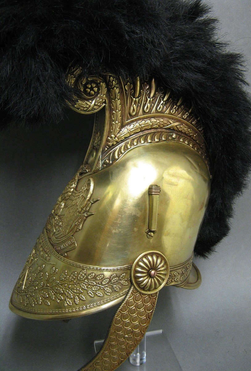 Casque De Sapeurs- Pompiers Mle 1821. Second Empire. Napoléon III.-photo-3