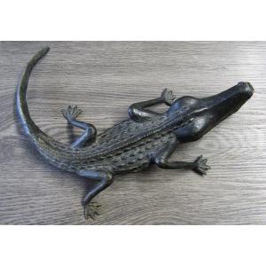 Sculptures Crocodiles - Bronze Africain - Bobo - Burkina Faso.