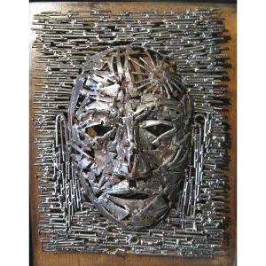 Modern Art Metal Sculpture.