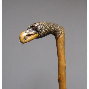 Child's Cane With Eagle Head, 19th Century. Napoleon III.