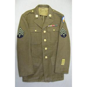 Veste De Sergent Transmission Us Army WWII. Seconde Guerre Mondiale.