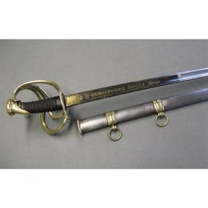 Sabre d'Officier De La Gendarmerie Royale Mle 1816 Restauration.