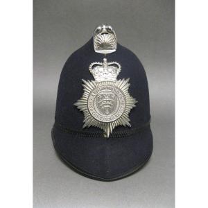 British Police Essex And Southend-on-sea Bobby Helmet.