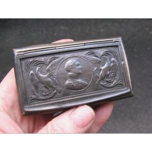 19th Century Snuffbox With The Profile Of Napoleon I.