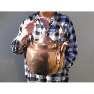 Copper Kettle Named And Dated 1819.