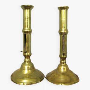 Pair Of Candlesticks In Bronze XVII.