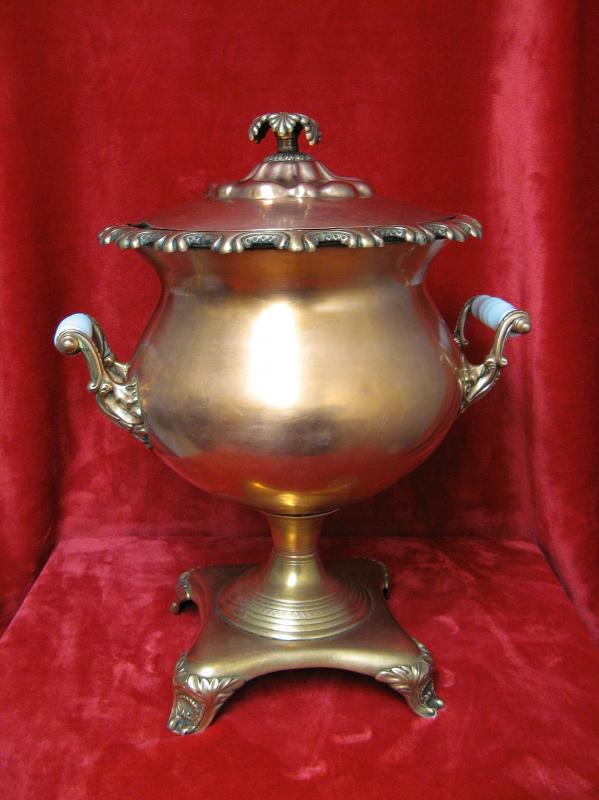 Copper and Brass Samovar - Antique Brass & Copper - Hemswell Antique Centres