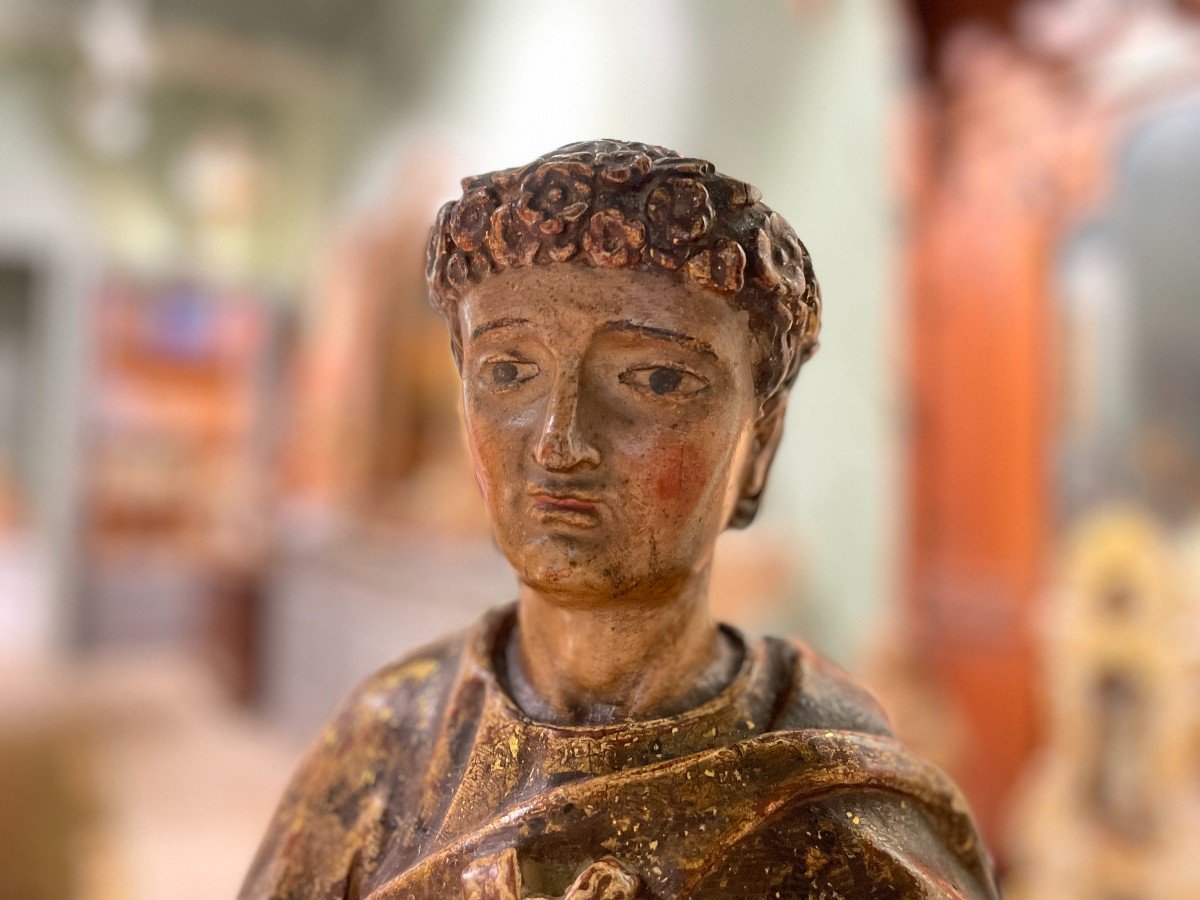 17th Century Carved Reliquary Bust