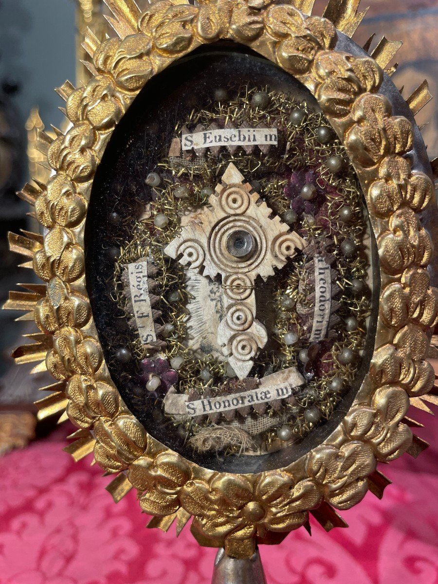 Monstrance Reliquaire Autrichien -  Fin XVIIIe-photo-5