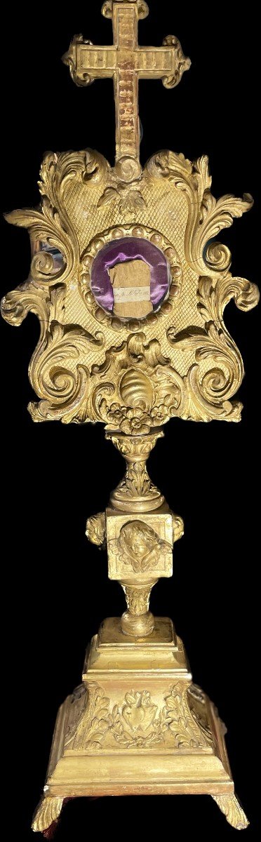 Monstrance Reliquaire De Saint Fiacre, Blaise Et Trophine - XVIIIe