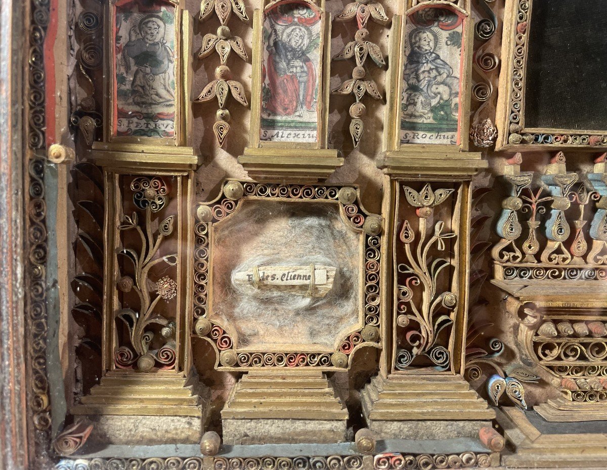 Reliquary Of Christ On The Cross - 18th Century-photo-3