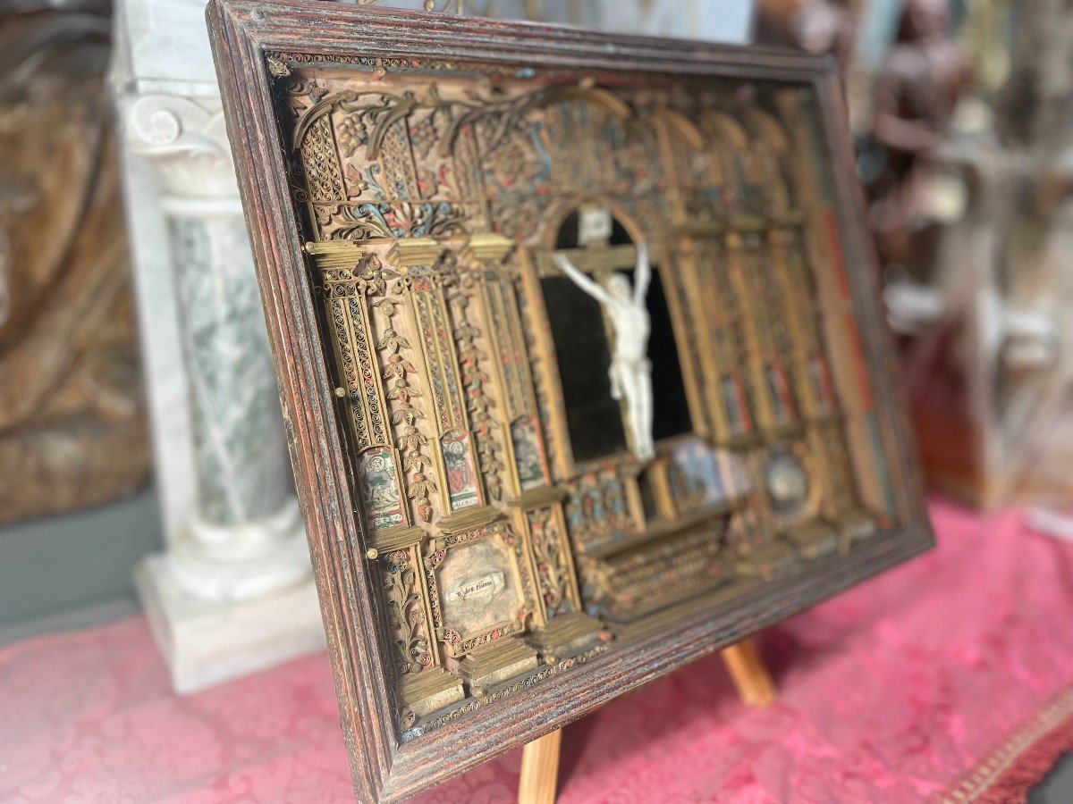 Reliquary Of Christ On The Cross - 18th Century-photo-4