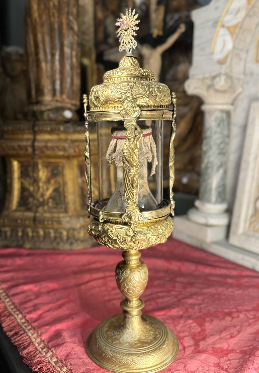 Monstrance Reliquary Of Saint Amantia – Circa 1700