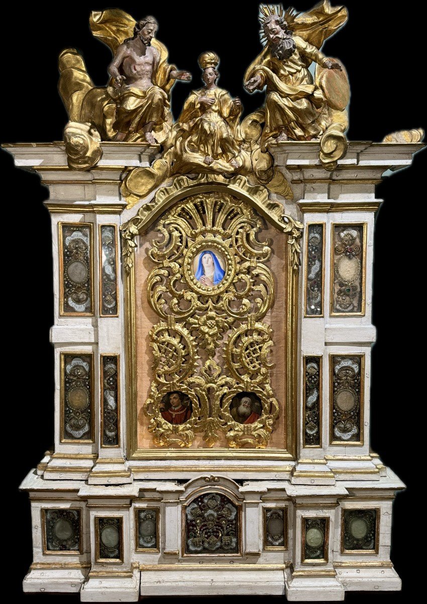 Grand Retable Reliquaire Et Sa Prédelle – Circa 1675