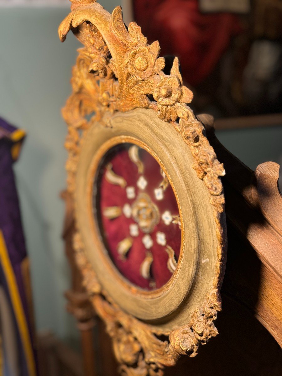 Large Marian Reliquary - 19th Century-photo-1