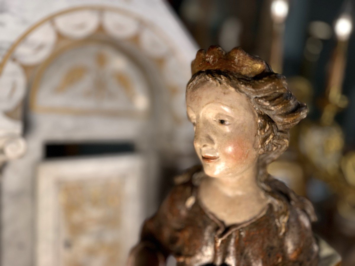 Representation Of Saint Barbara – Circa 1750-photo-3