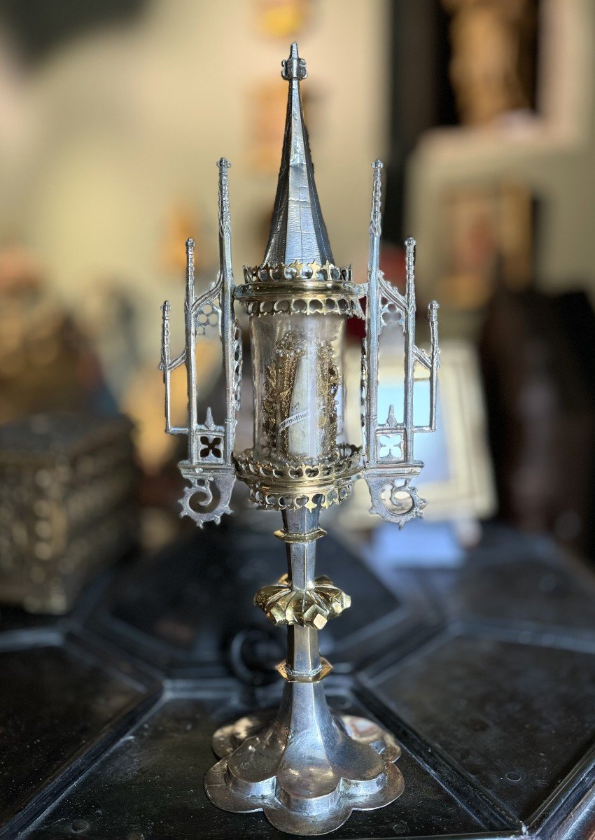 Monstrance Reliquaire Gothique - Circa 1500