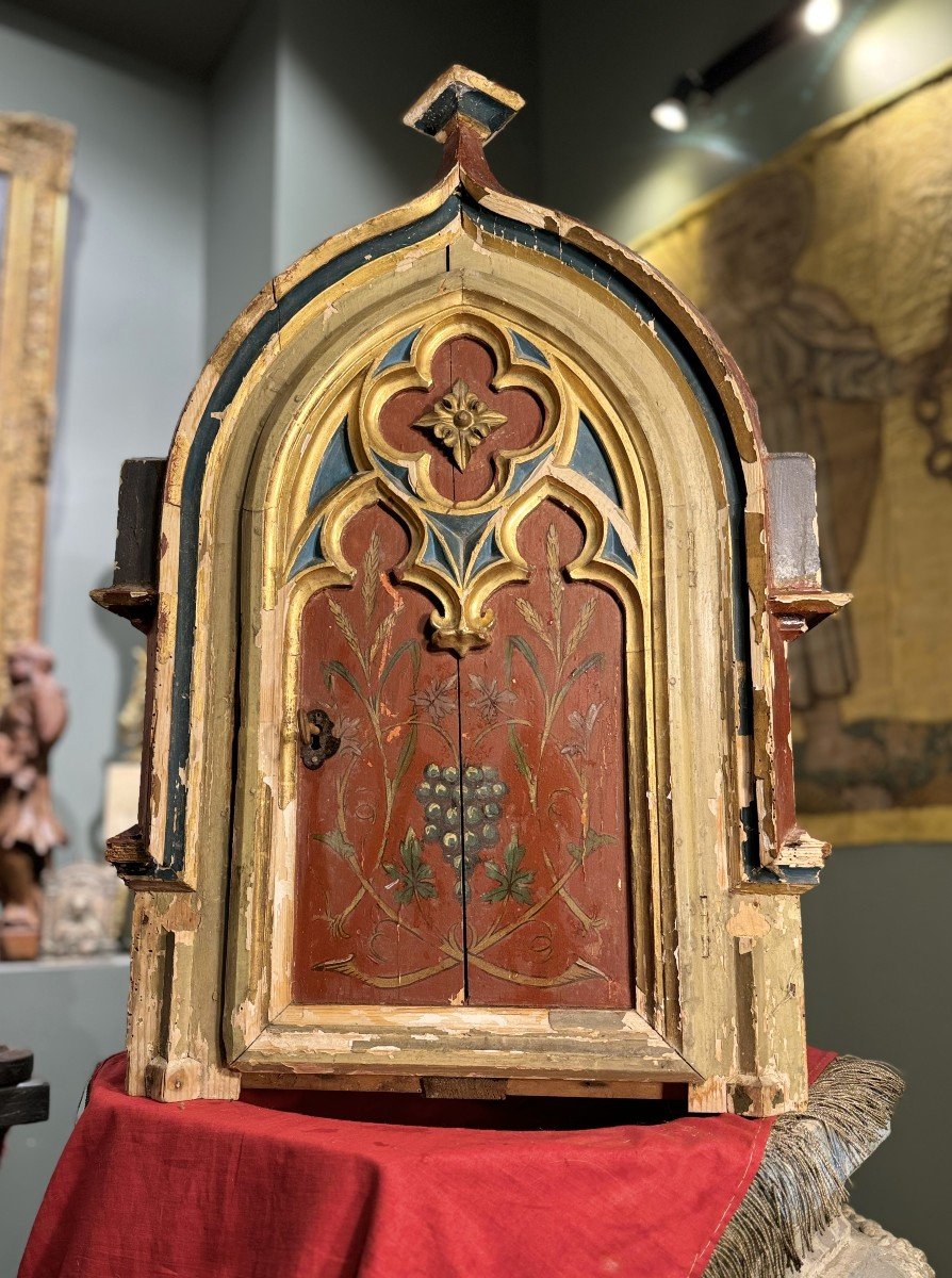 Large Wooden Tabernacle - 19th Century