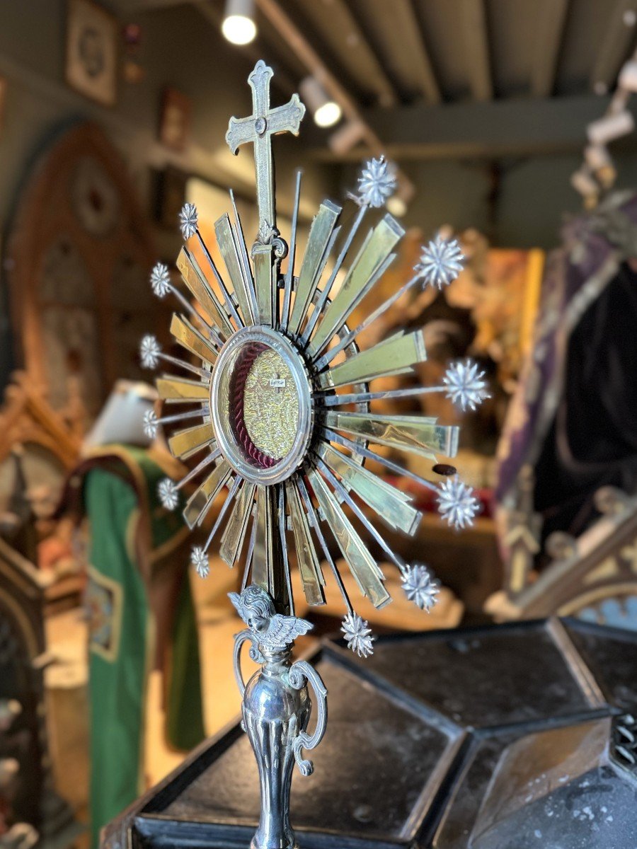 Monstrance Reliquary - 19th Century-photo-4