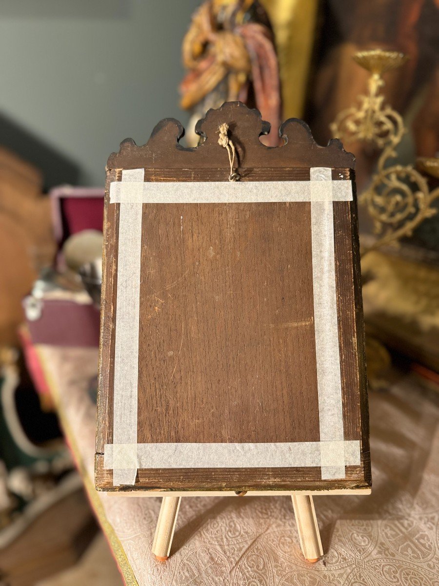 Frame With Four Relics And Representation Of Saint John Of Nepomuk - 18th Century-photo-4