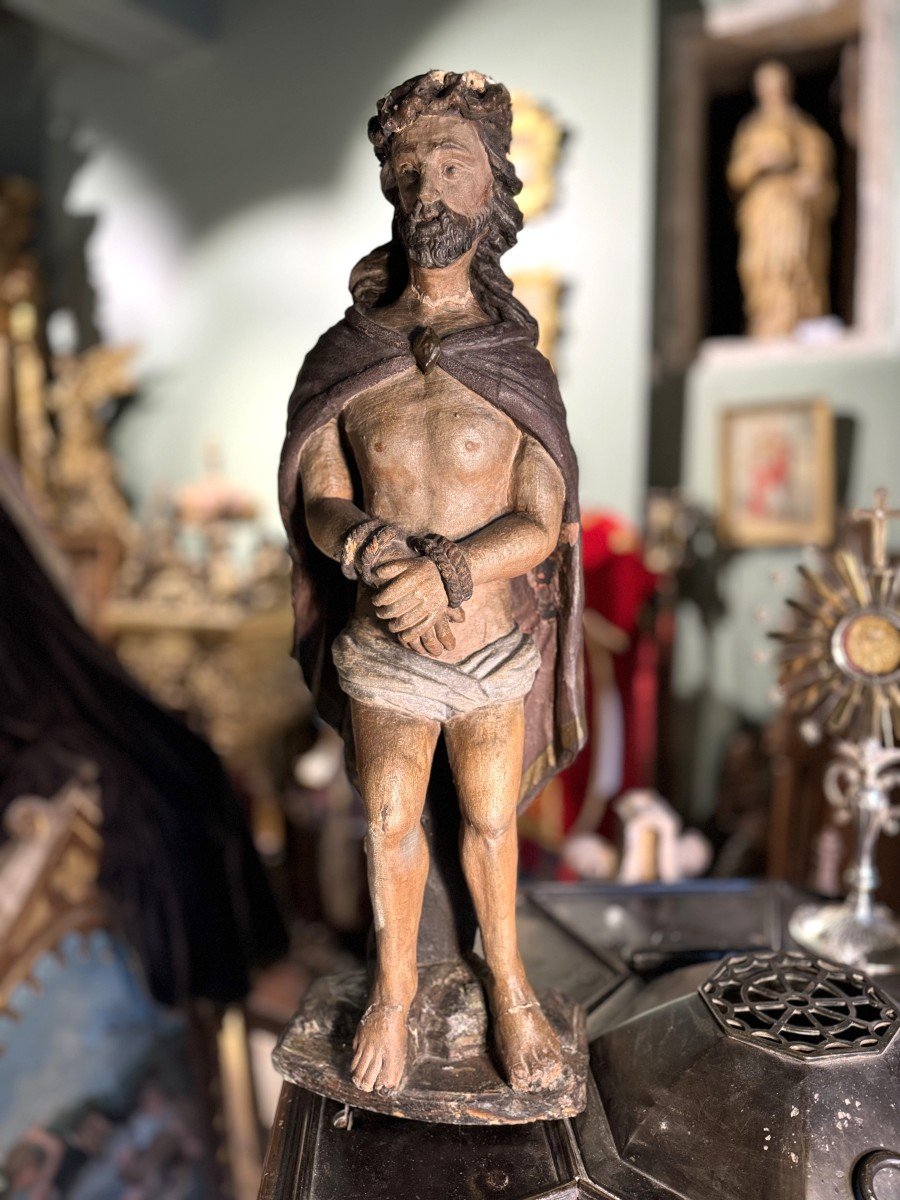 Ecce Homo – Statue Du Christ - XVIIIe