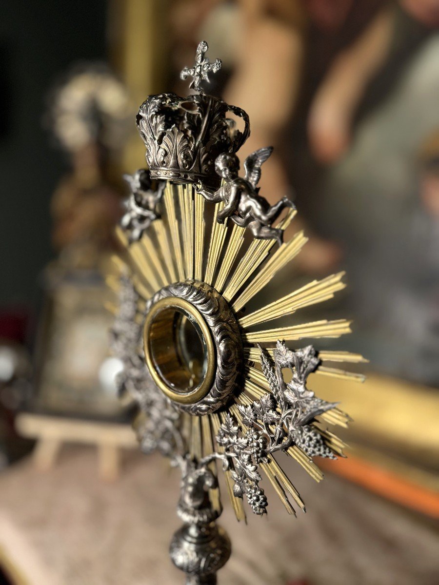 Silver Monstrance - Circa 1868  -photo-3