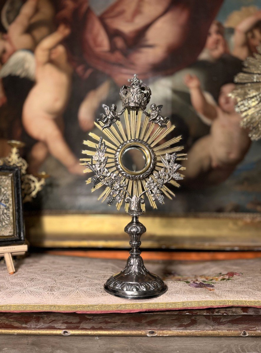 Silver Monstrance - Circa 1868  -photo-4