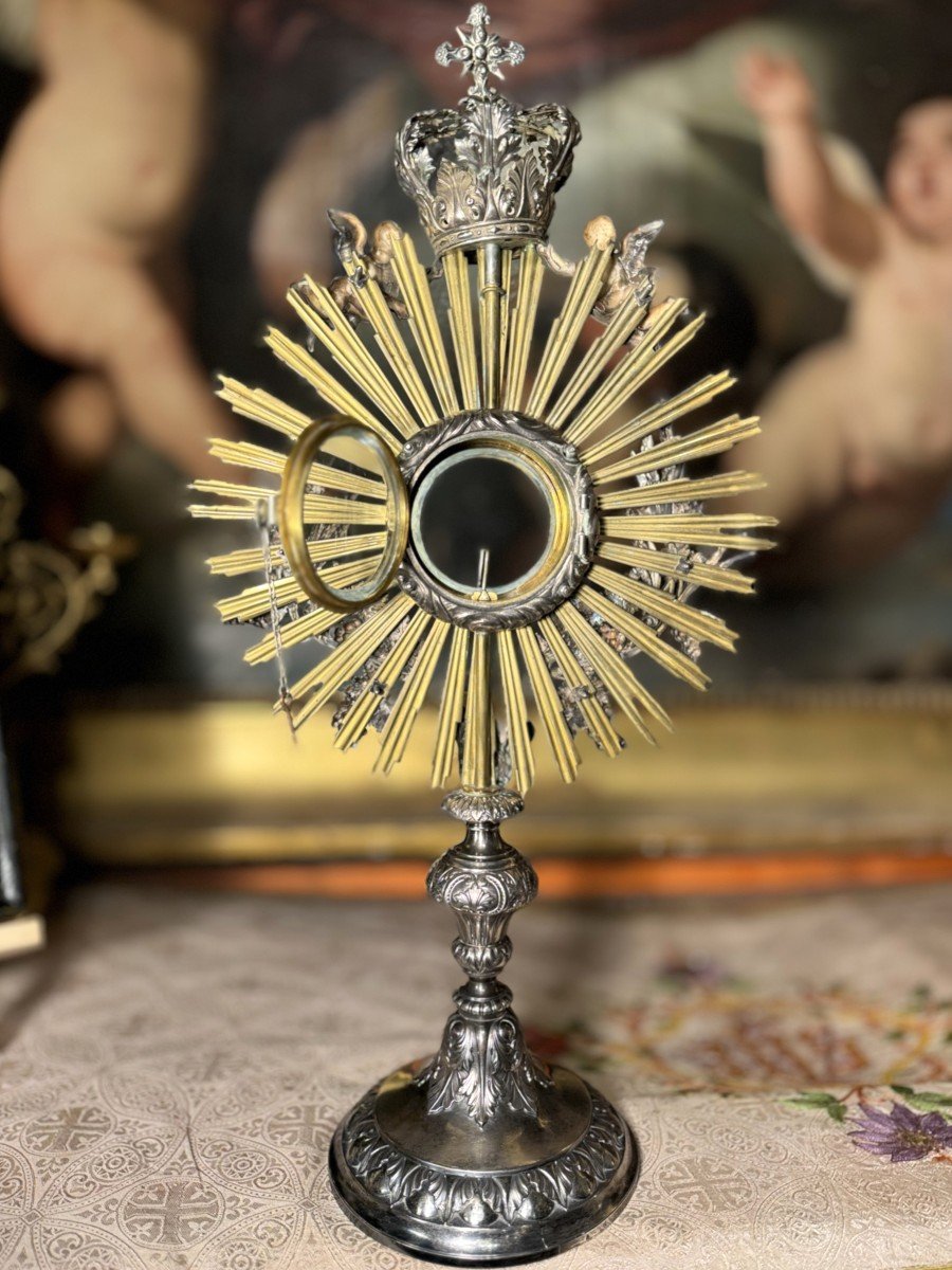 Silver Monstrance - Circa 1868  -photo-3