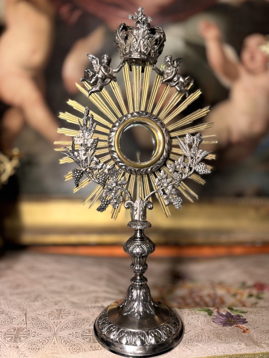 Silver Monstrance - Circa 1868  