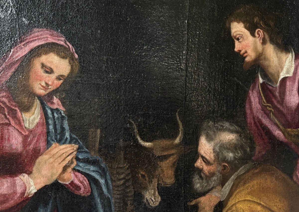 The Adoration Of The Shepherds After Cigoli - Circa 1700-photo-1