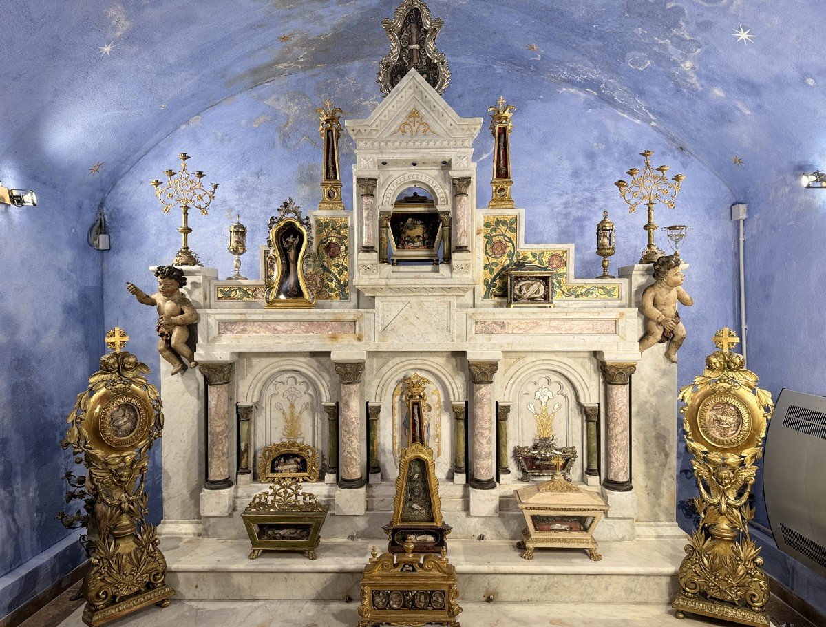 Monstrance Reliquary Of Saint Donas - Late 18th Century