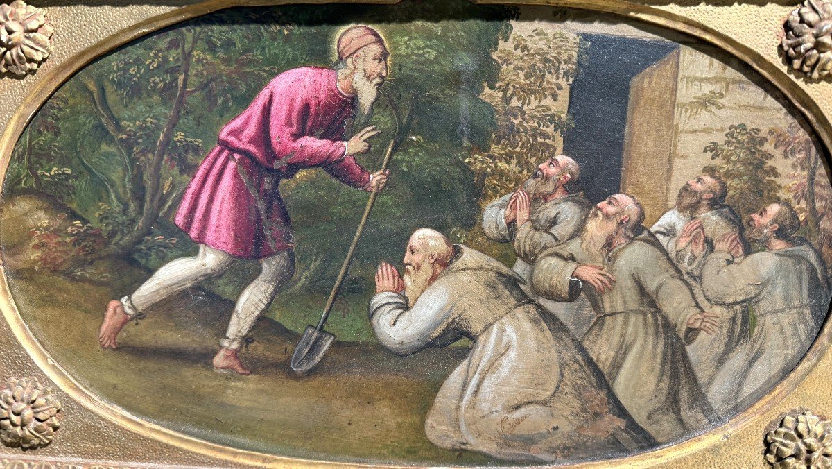 Saint Fiacre At Work - 18th Century  