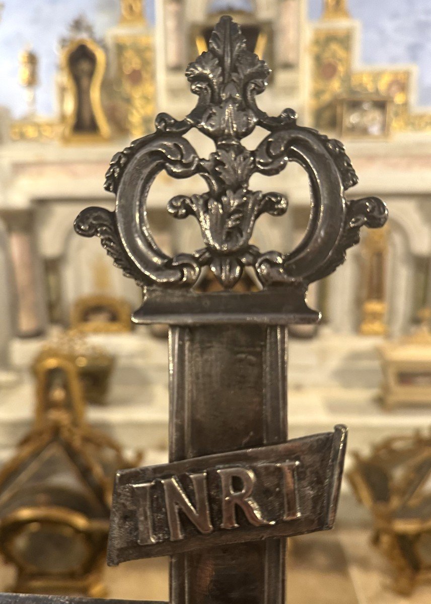 Processional Cross - Collection Of The Hôtel Dieu - 18th Century   -photo-3