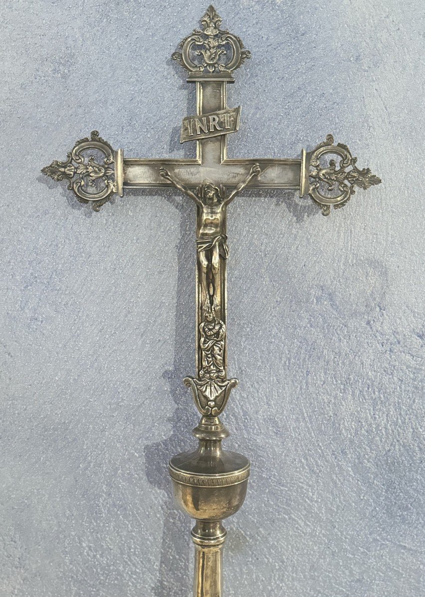 Processional Cross - Collection Of The Hôtel Dieu - 18th Century   -photo-4