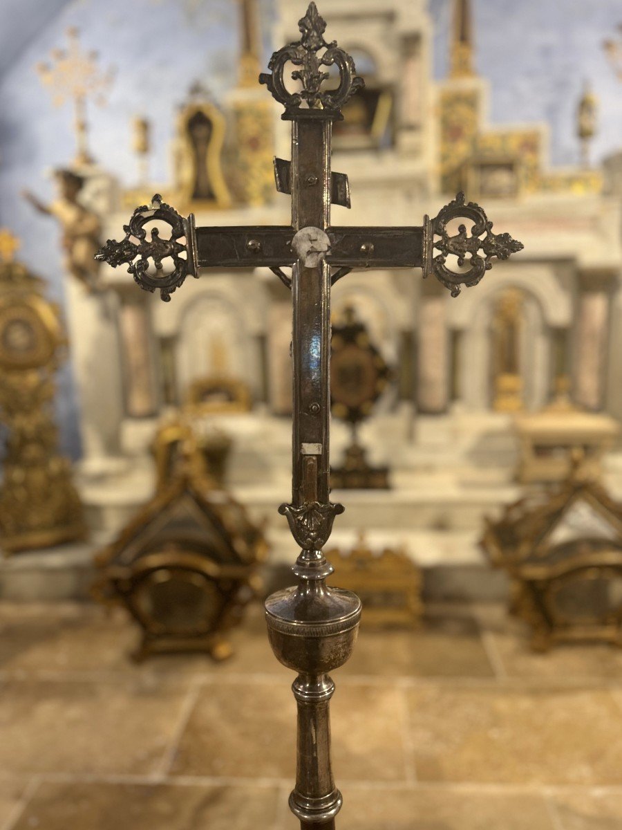 Processional Cross - Collection Of The Hôtel Dieu - 18th Century   -photo-5