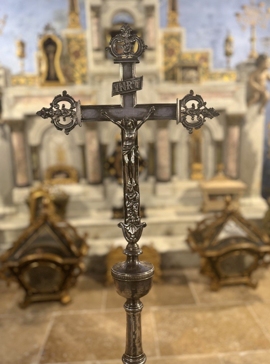 Processional Cross - Collection Of The Hôtel Dieu - 18th Century   