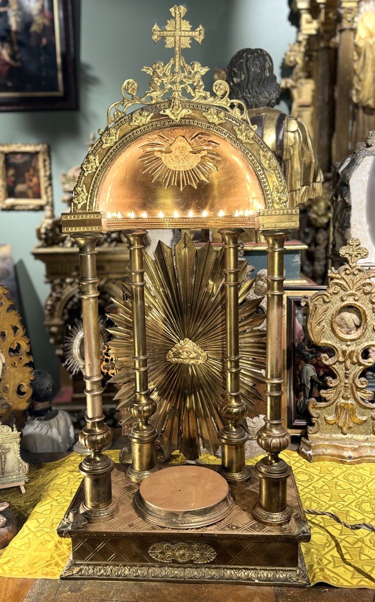 Ciborium Néogothique - Circa 1900   -photo-2