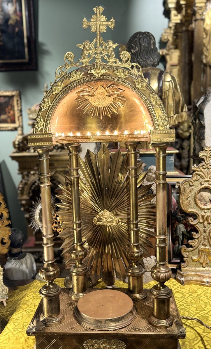 Ciborium Néogothique - Circa 1900   -photo-4