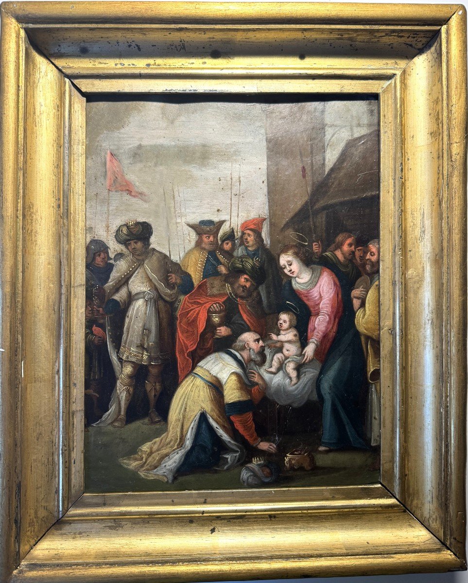 The Adoration Of The Three Wise Men – Circa 1700   -photo-3