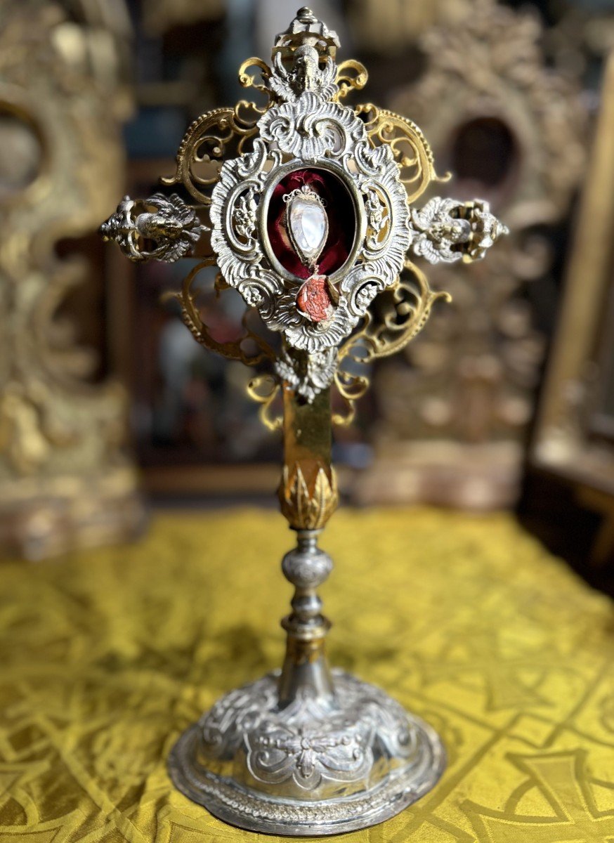 Monstrance Reliquary Of Saint Roch – 19th Century  -photo-3