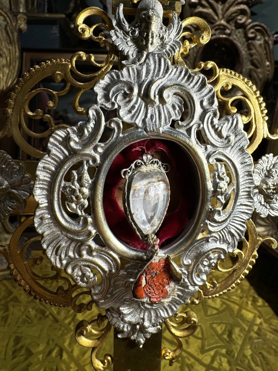 Monstrance Reliquary Of Saint Roch – 19th Century  -photo-4