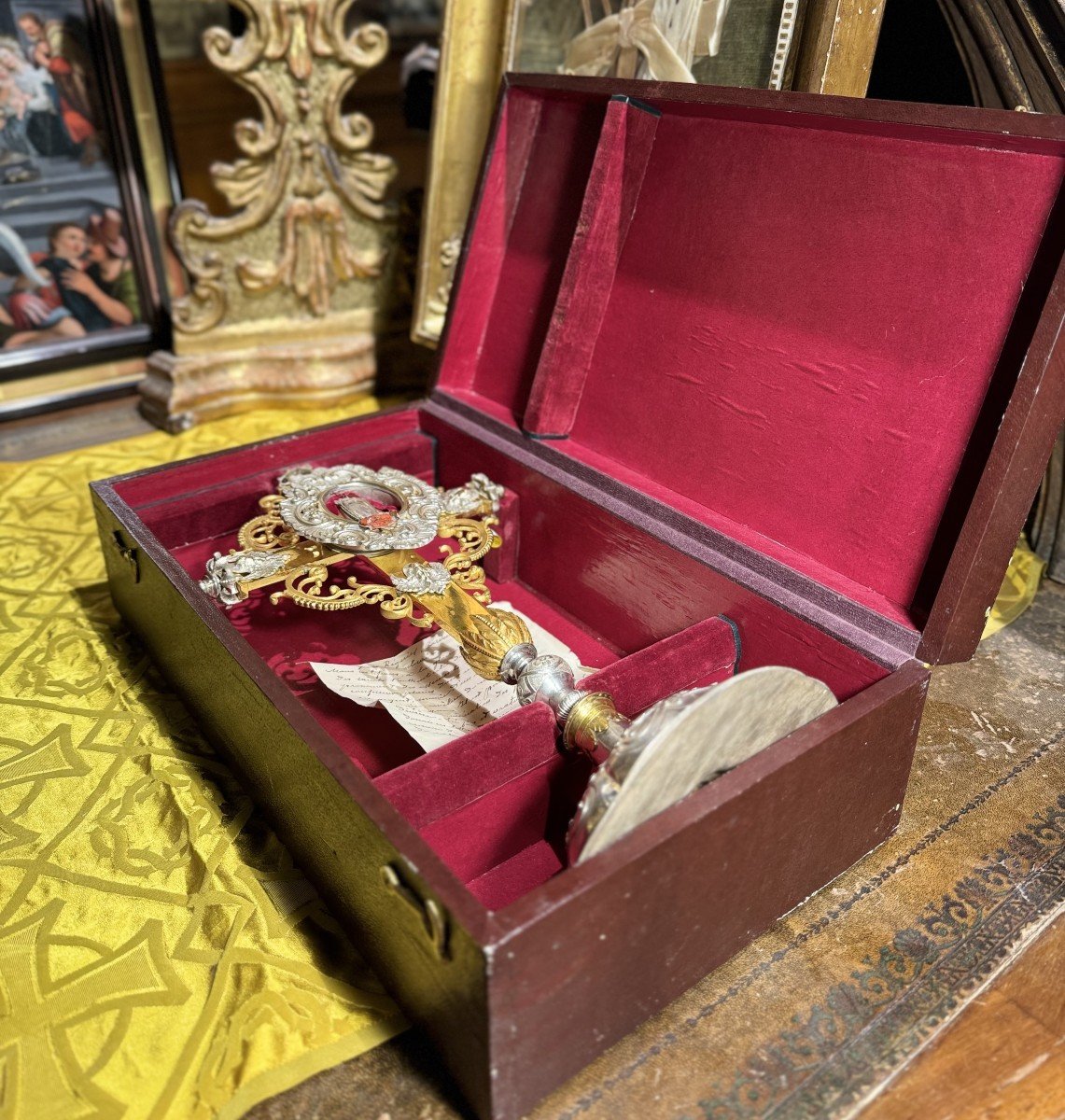 Monstrance Reliquary Of Saint Roch – 19th Century  -photo-5