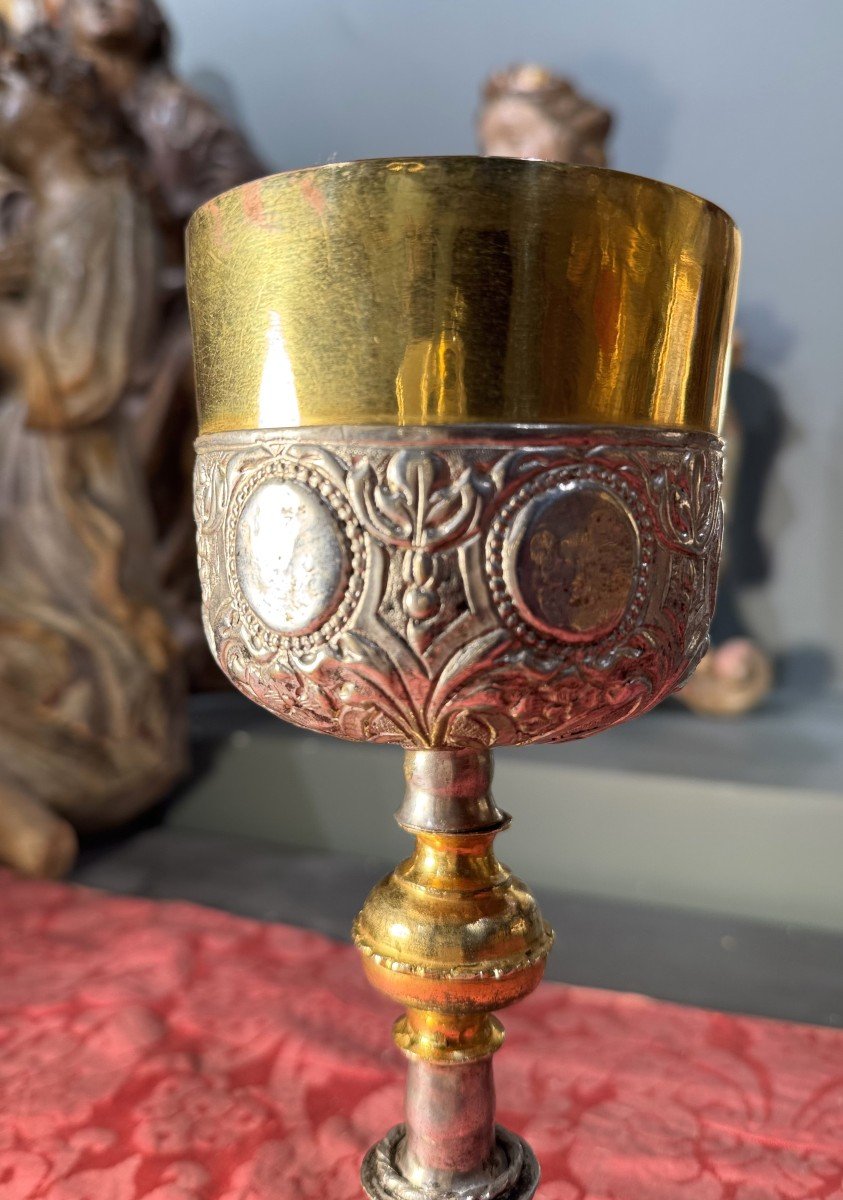 German Baroque Chalice – 17th Century  -photo-2