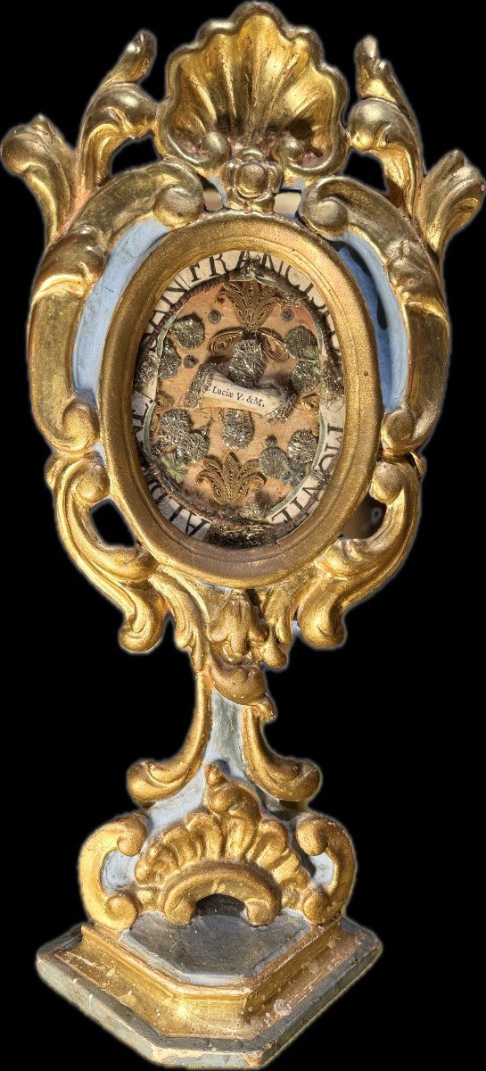 Monstrance Reliquary Of Saint Lucy - 18th Century 