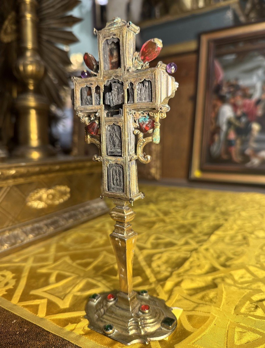 Croix De Bénédiction Orthodoxe Du Mont Athos - XVIIIe  -photo-1