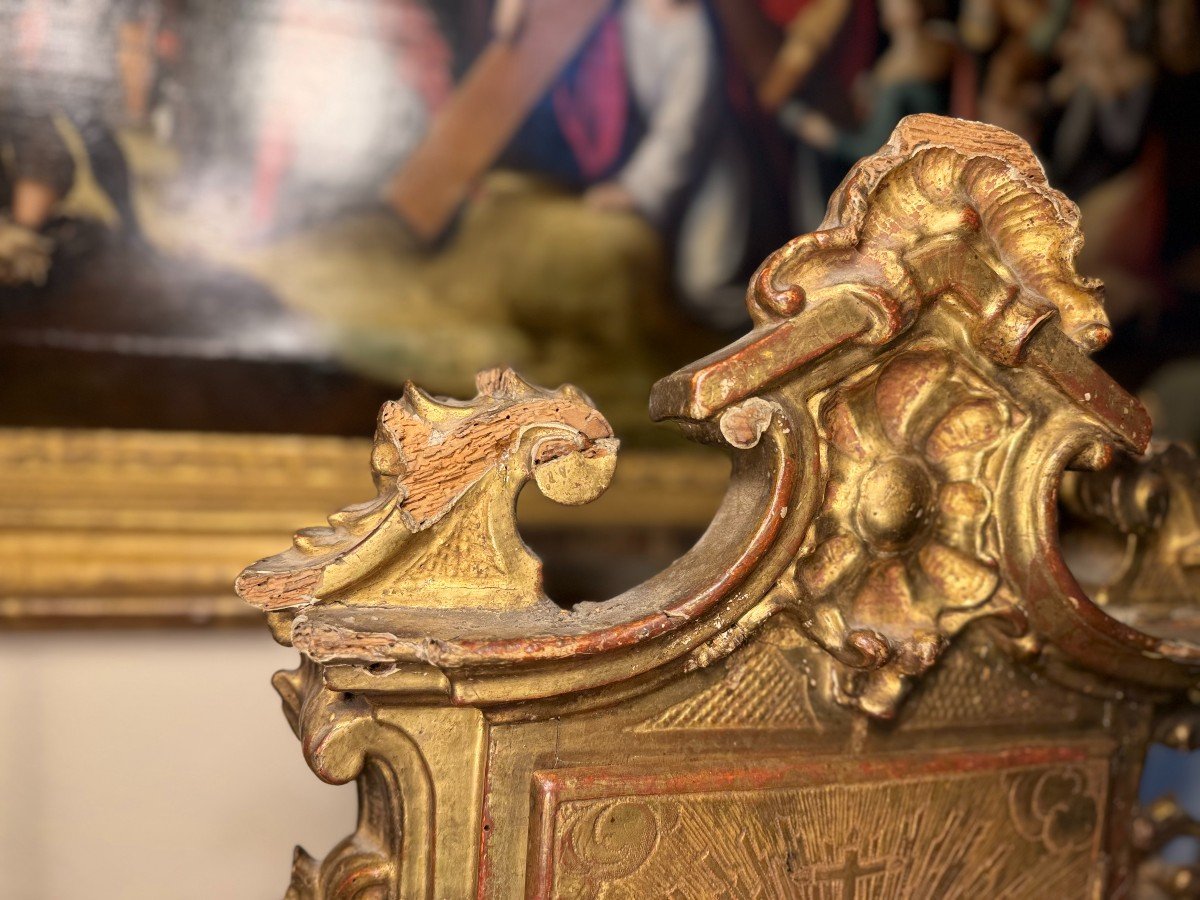 Tabernacle En Bois Doré - Circa 1700 -photo-4